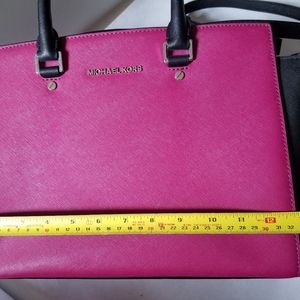 Michael Kors Black  and hor pink color